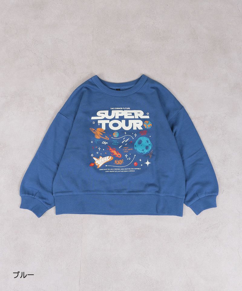 裏毛グラフィックトレーナー ｜ トップス ｜ 子供服のセレクトショップ