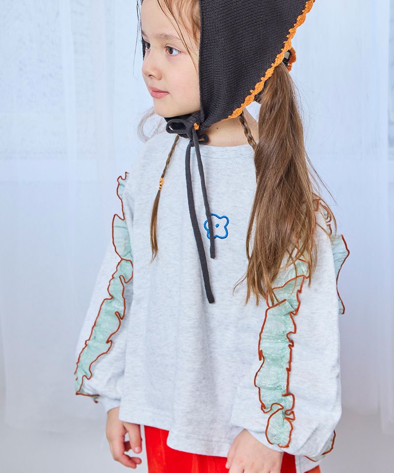 ウラケショルダーフリルトレーナー ｜ トップス ｜ 子供服のセレクト