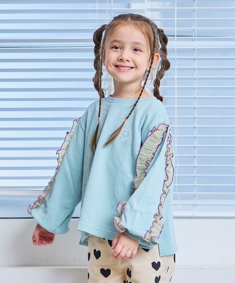 MERRYME フリルトレーナー ウラケショルダーフリルトレーナー ｜ トップス ｜ 子供服のセレクト