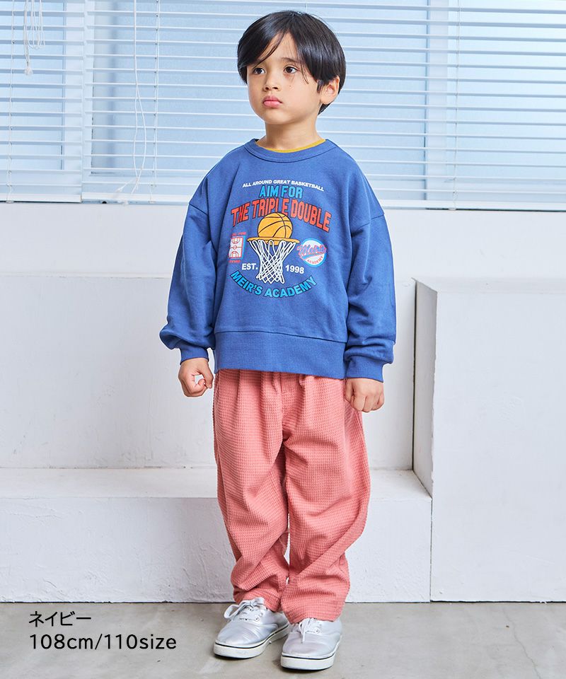 プリントクルーネックスウェット ｜ トップス ｜ 子供服のセレクト