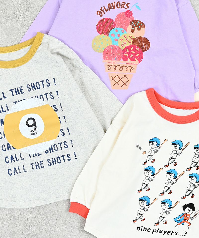 9Colors ロンTee ｜ トップス ｜ 子供服のセレクトショップ MARKEY'S