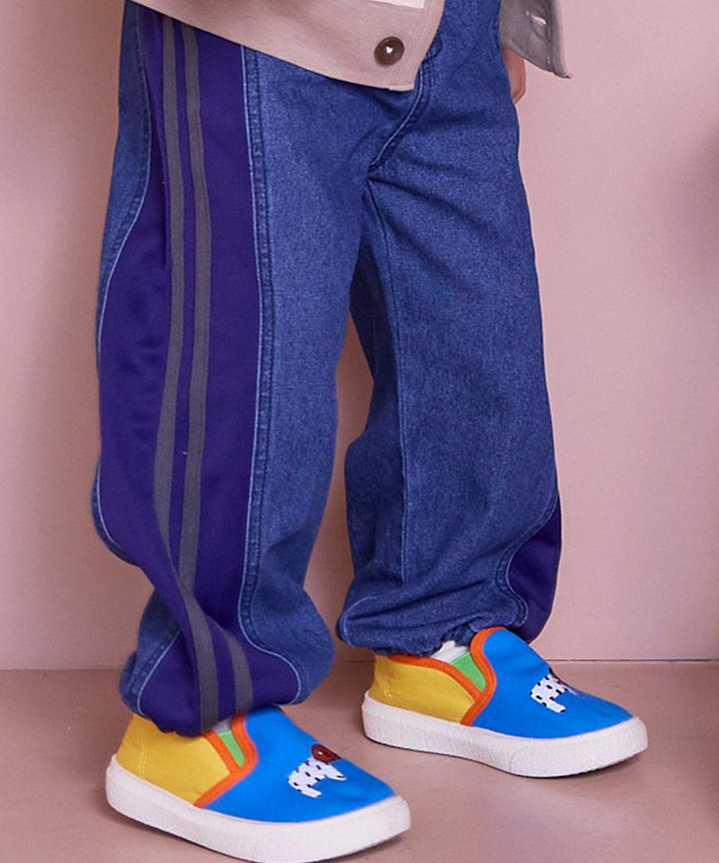 トラックパンツリメイクデニムパンツ ｜ ボトムス ｜ 子供服のセレクト