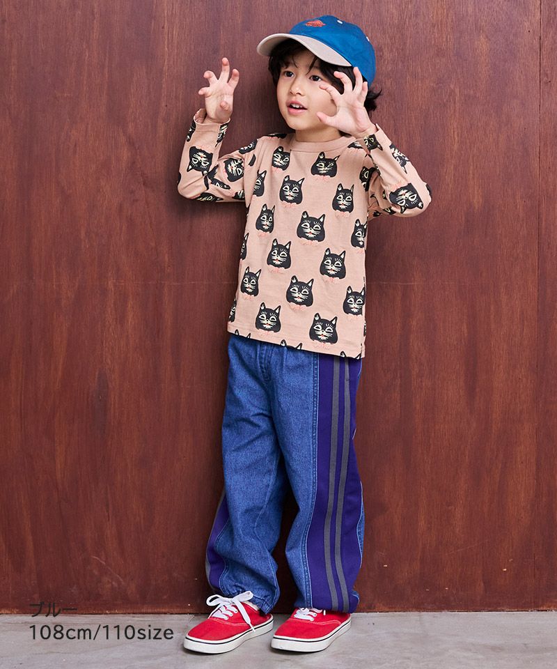 トラックパンツリメイクデニムパンツ ｜ ボトムス ｜ 子供服のセレクト